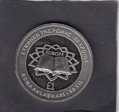 Beschrijving: 1 Pond TREATY OF ROME